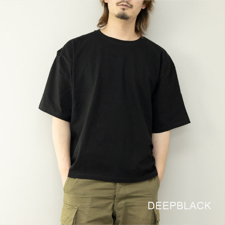 Big T-shirt Men's Short Sleeve Big Silhouette Heavy Weight Wide T-Shirt Over T-Shirt