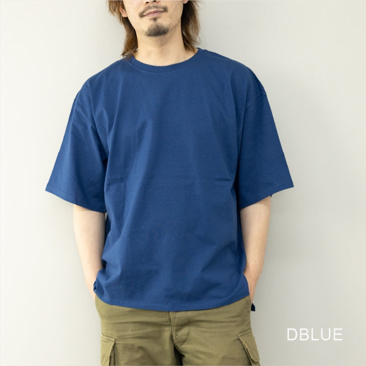 Big T-shirt Men's Short Sleeve Big Silhouette Heavy Weight Wide T-Shirt Over T-Shirt