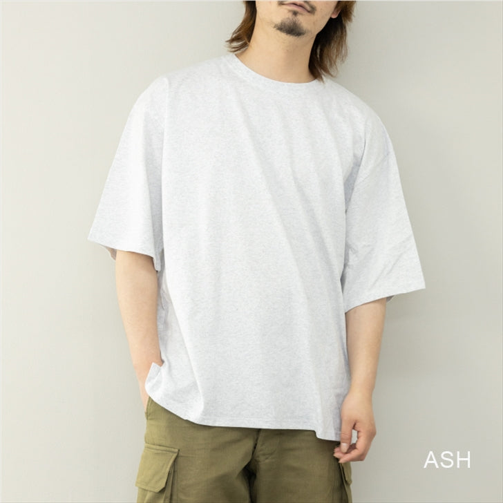 Big T-shirt Men's Short Sleeve Big Silhouette Heavy Weight Wide T-Shirt Over T-Shirt