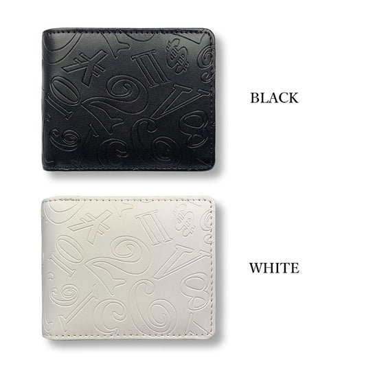 [2 colors] Frank Miura Bifold Wallet Short Wallet Synthetic Leather