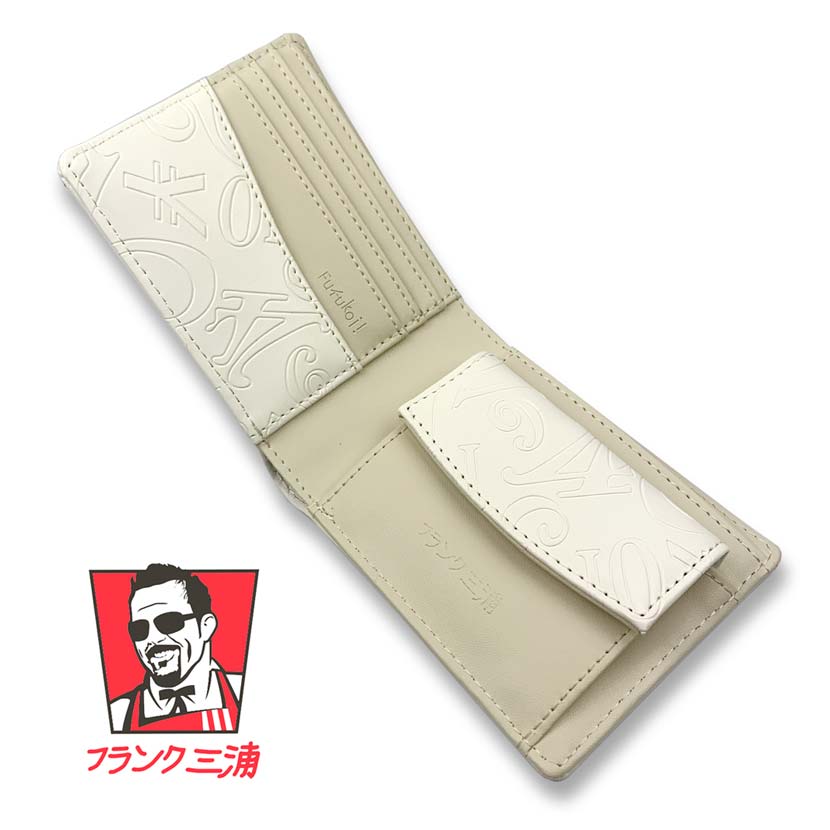 [2 colors] Frank Miura Bifold Wallet Short Wallet Synthetic Leather