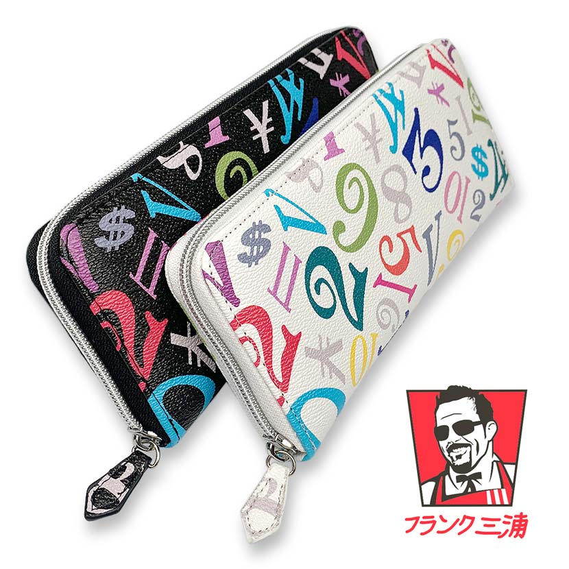 [2 colors] Frank Miura Round Zipper Long Wallet Long Wallet