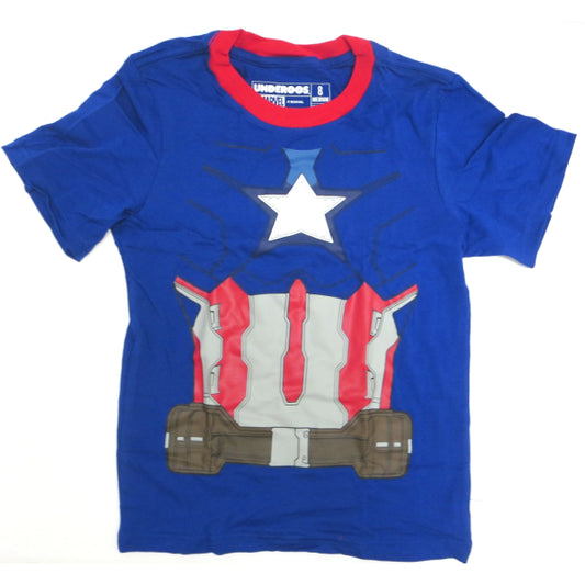 UNDEROOS CAPTAIN AMERICA [Captain America T-shirt &amp; Brief Set] [Kids]