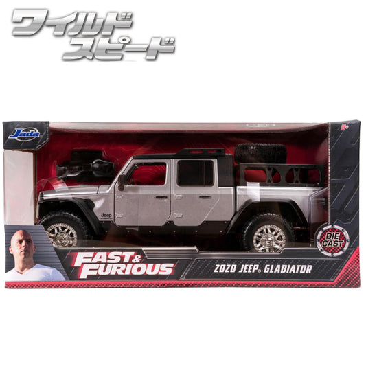 JADATOYS 1:24ワイルドスピード ダイキャストカー 2020 JEEP GLADIATOR