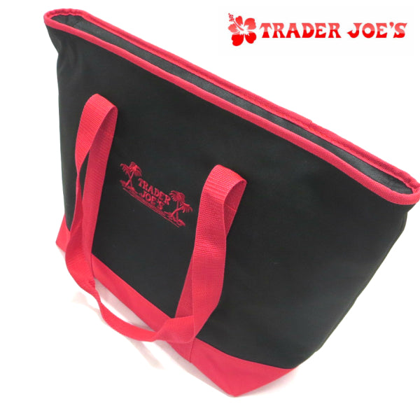 Trader Joe's TRADER JOE'S Insulated Tote Bag BK/RD