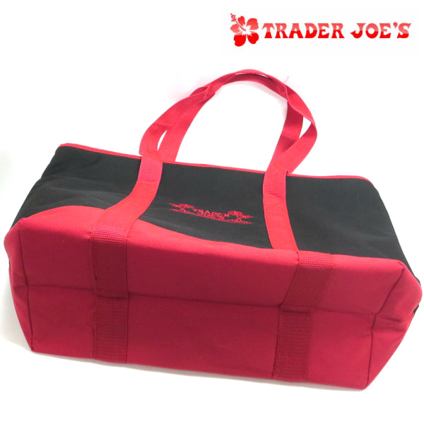 Trader Joe's TRADER JOE'S Insulated Tote Bag BK/RD
