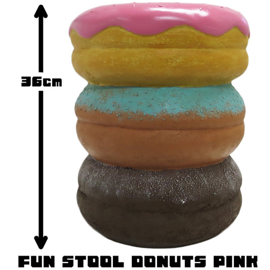 Ysne donut (pink) [donut-shaped stool]