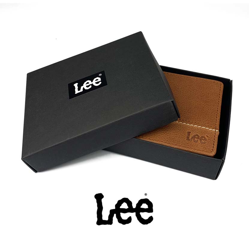 【全4色】　Lee リー ステッチデザイン 二つ折り財布 ショートウォレット フラップポケット（0520529）