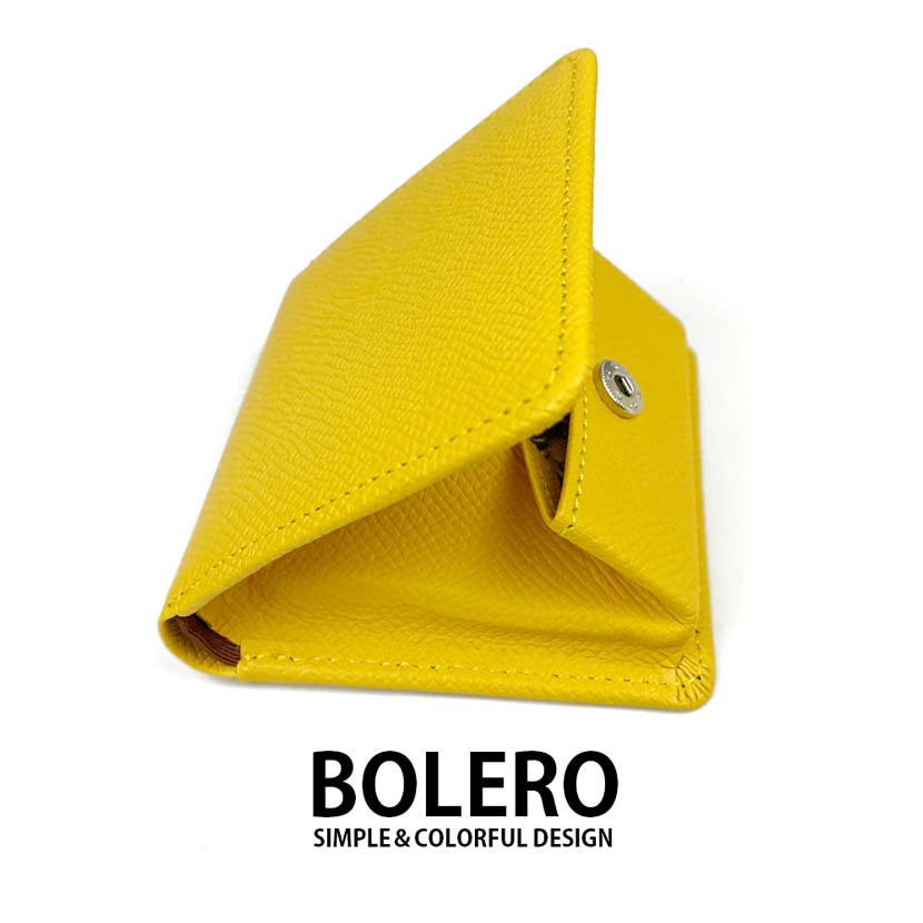 [6 colors] BOLERO Made in Japan Real Leather Box Design Coin Case Coin Purse Box Type