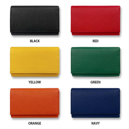 [6 colors] BOLERO Made in Japan Real Leather Trifold Key Case Coin Purse Bill Purse Mini Wallet