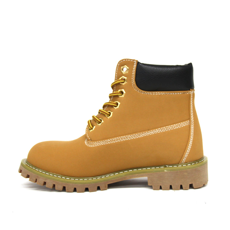 [GOD&amp;BLESS] 6 inch work boots black/yellow boots BIG size GB-3126N