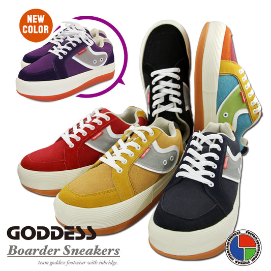 [GODDESS] Goddess☆Border sneakers + enbridge insole TG-2051