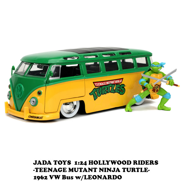 1:24 TURTLES 1962 VW Bus w/LEONARDO [Turtles] Mini car