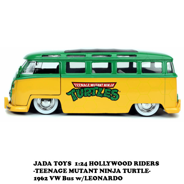 1:24 TURTLES 1962 VW Bus w/LEONARDO [Turtles] Mini car