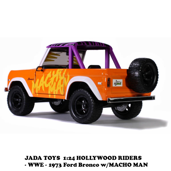 1:24 WWE  1973 Ford Bronco w/Macho Man Randy Savage  【ランディ サベージ】ミニカー