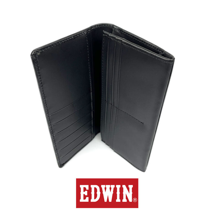 [All 3 colors] EDWIN Bifold Long Wallet Slim Long Wallet Edwin