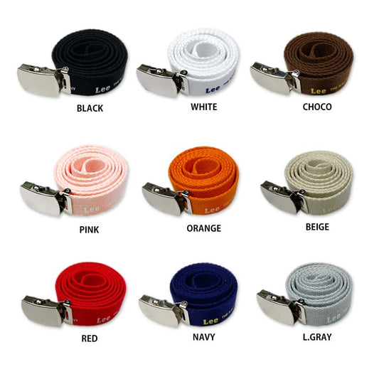 All 10 colors Lee Long Gacha Belt Colorful GI Belt for Women Men Unisex