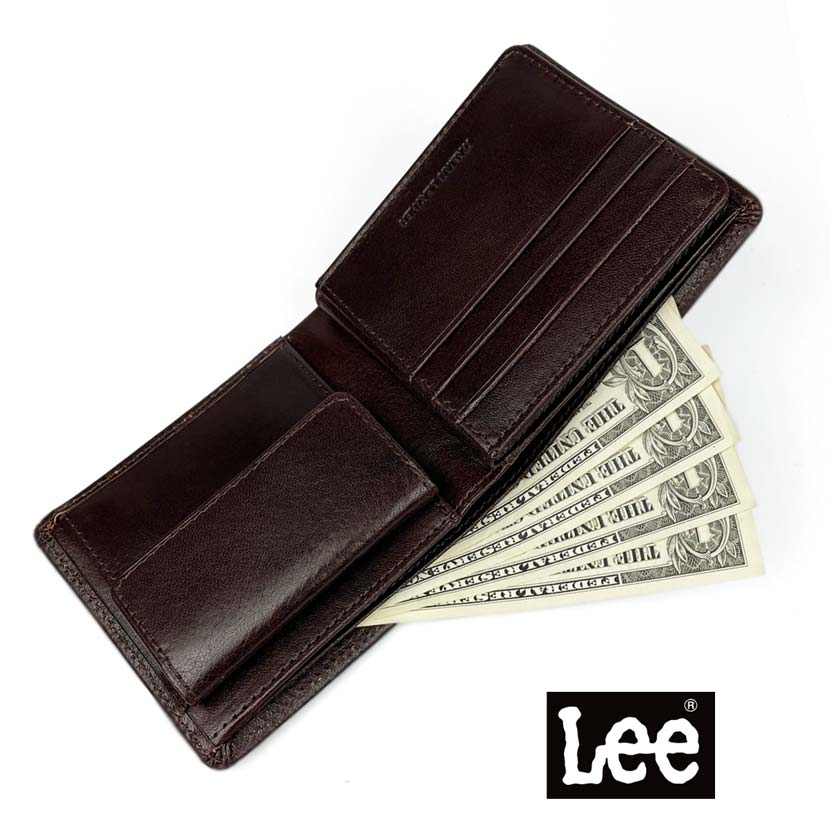 [6 colors in total] LEE High quality Italian leather bifold wallet with medium bella Wallet