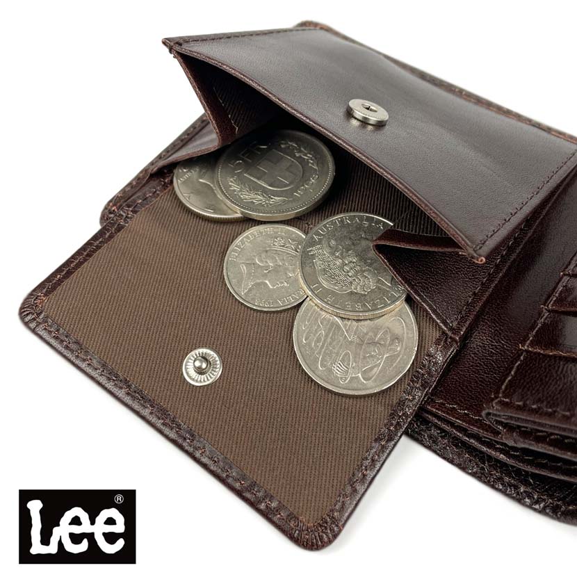 [6 colors in total] LEE High quality Italian leather bifold wallet with medium bella Wallet