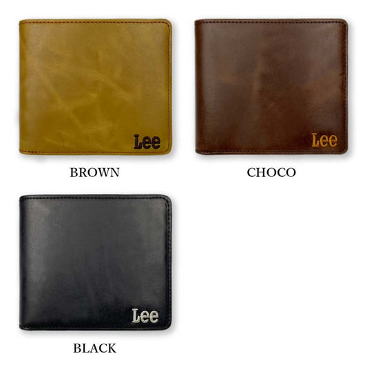 [All 3 colors] LEE Medium Vera Bifold Wallet Flap Pocket Coin Purse Short Wallet