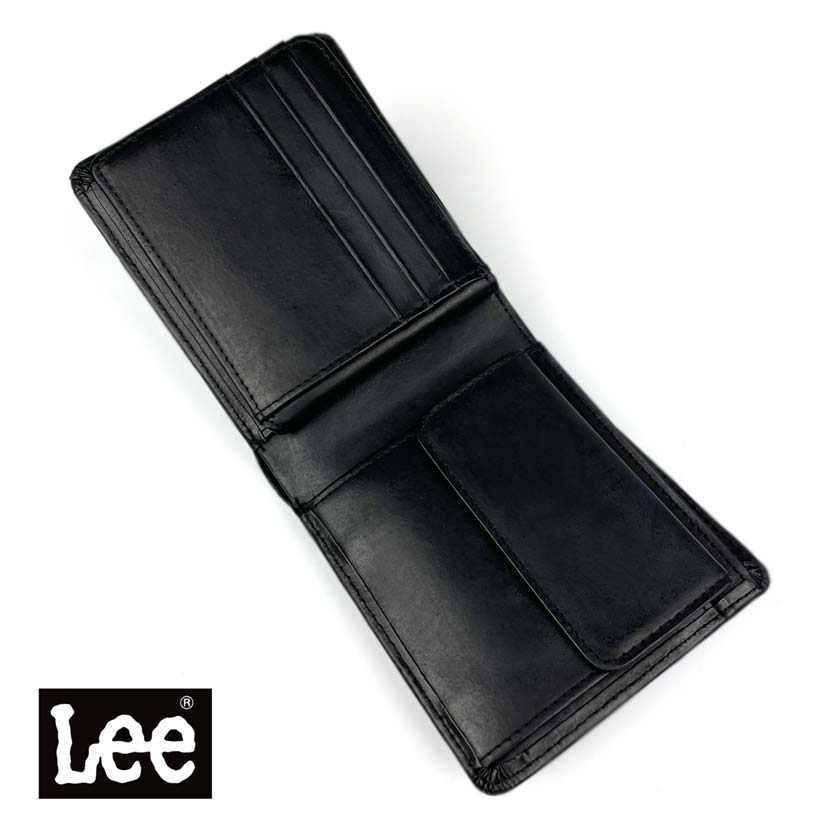 【全3色】 LEE リー 中ベラ  二つ折り 財布 フラップポケット小銭入れ ショートウォレット