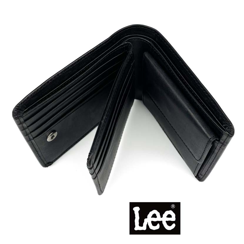 【全3色】 LEE リー 中ベラ  二つ折り 財布 フラップポケット小銭入れ ショートウォレット