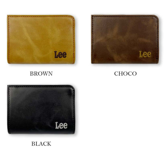 [All 3 colors] LEE round zipper coin case coin purse mini wallet