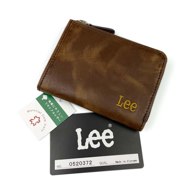 【全3色】 LEE リー ラウンドファスナー コインケース 小銭入れ ミニ財布