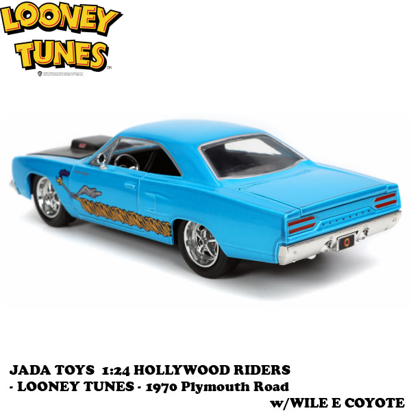 1:24 LOONEY TUNES  1970 Plymouth Road w/WILE E COYOTE 【ルーニーテューンズ】ミニカー