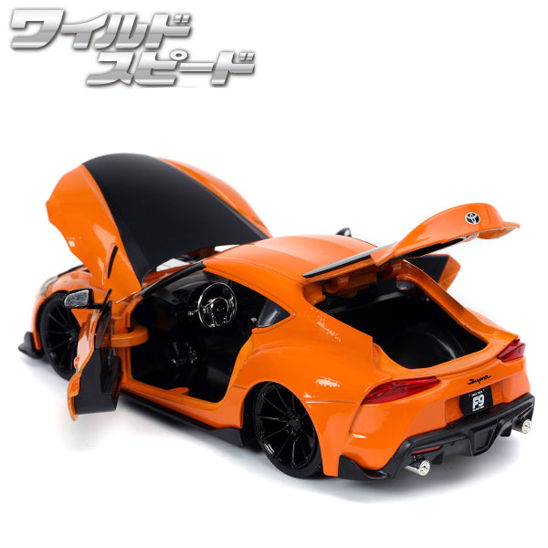 JADATOYS 1:24ワイルドスピードダイキャストカー HAN&#039;s 2020 TOYOTA SUPRA