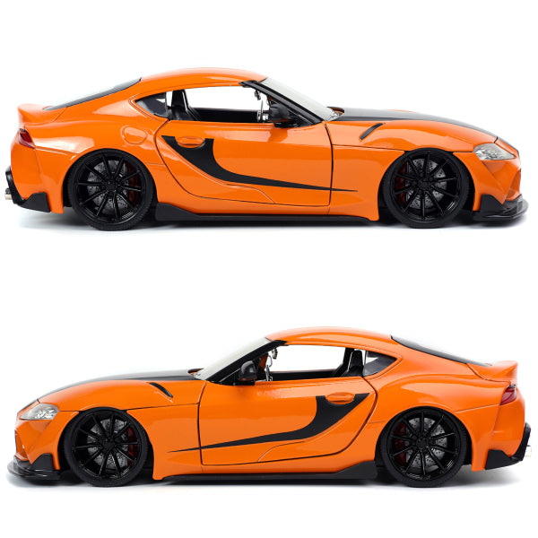 JADATOYS 1:24ワイルドスピードダイキャストカー HAN&#039;s 2020 TOYOTA SUPRA