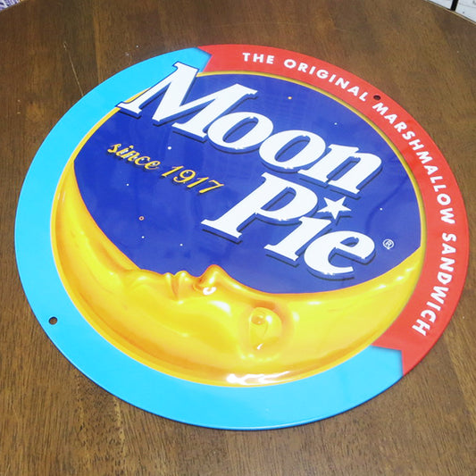 エンボスメタルサイン MOON PIE DISC