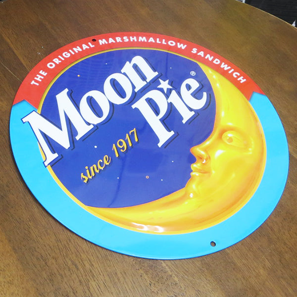 エンボスメタルサイン MOON PIE DISC