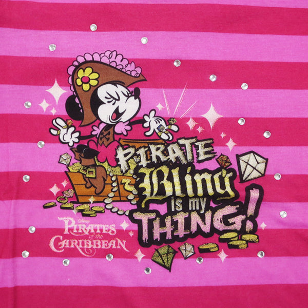 キッズ Tシャツ  MINNIE MOUSE PIRATES BLING【ミニーマウス】