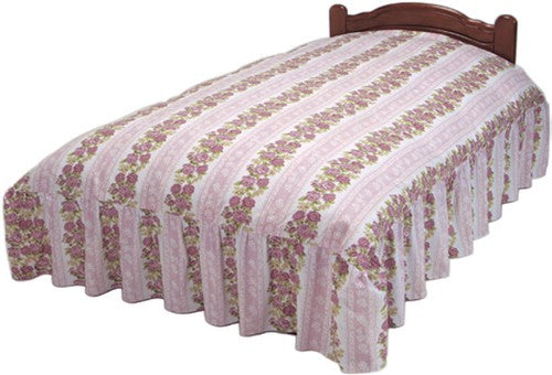 100% cotton bed duvet cover with ruffles