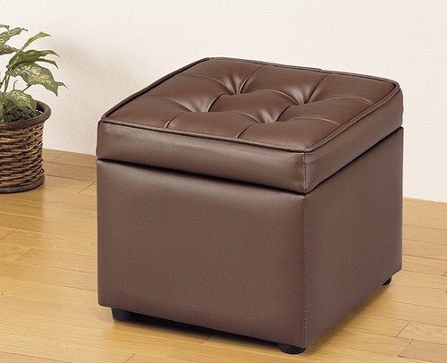 Box plump sofa stool with storage