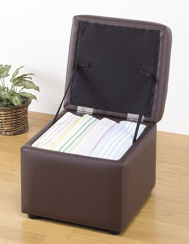 Box plump sofa stool with storage