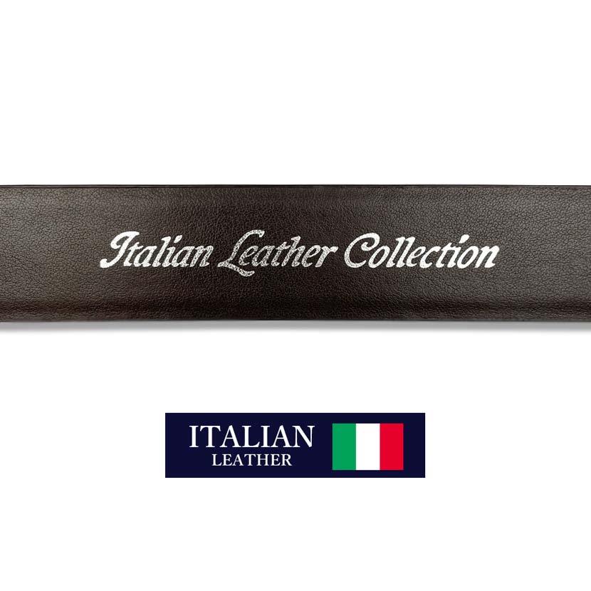 2 colors Italian real leather business belt long type