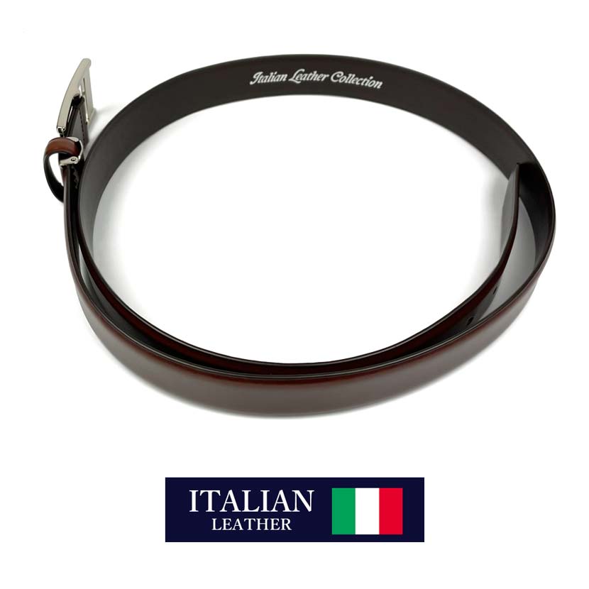 2 colors Italian real leather business belt long type