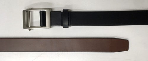 Japanese-made single-piece leather sliding belt, artisan leather