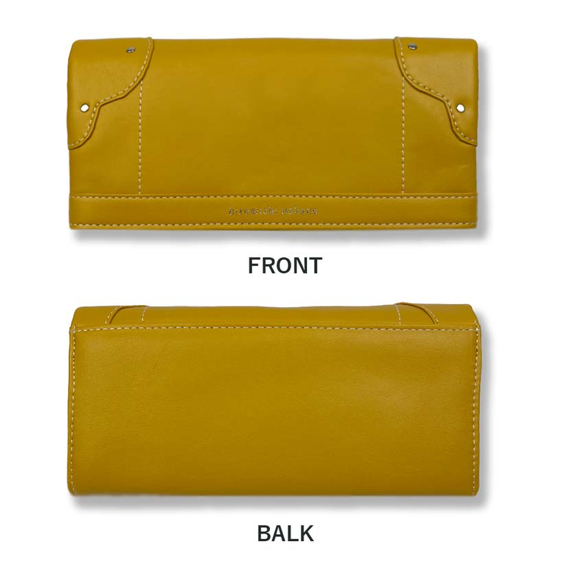 All 4 colors! hiromichi nakano Hiromichi Nakano Soft synthetic leather bi-fold long wallet Long wallet