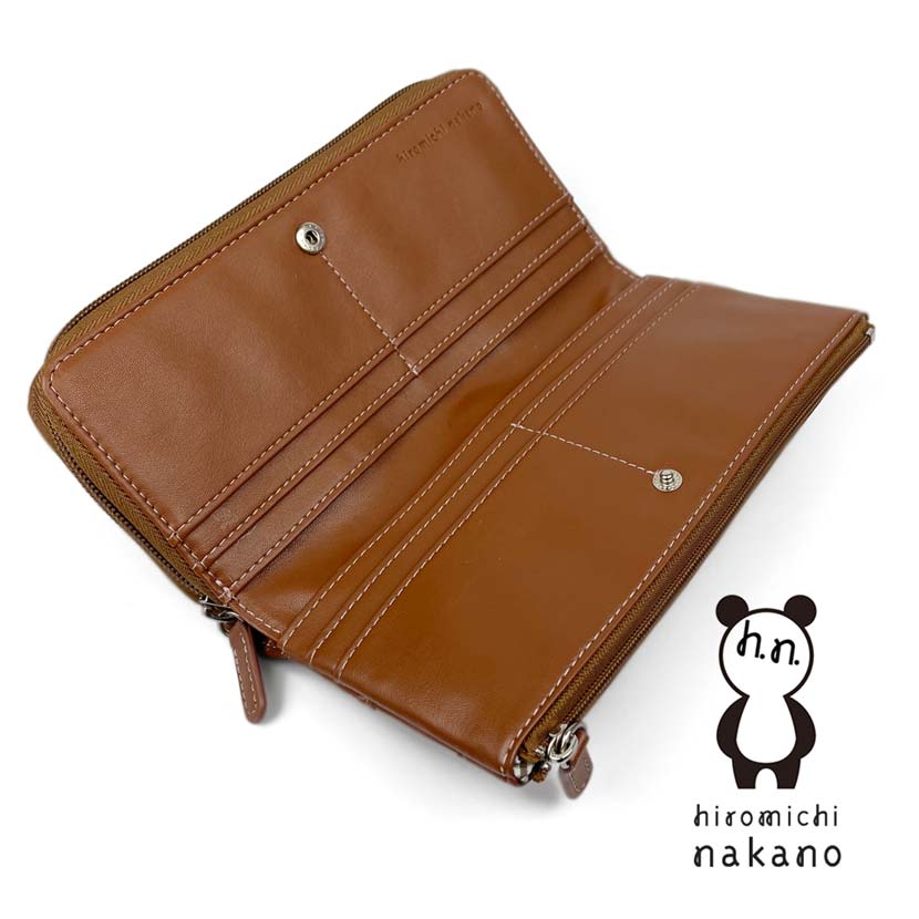 All 4 colors! hiromichi nakano Hiromichi Nakano Soft synthetic leather bi-fold long wallet Long wallet