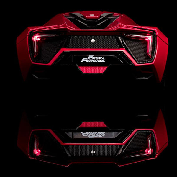 JADATOYS 1:18 ワイルドスピードダイキャストカー LYKAN HYPERSPORT w/LIGHT &amp; DOM