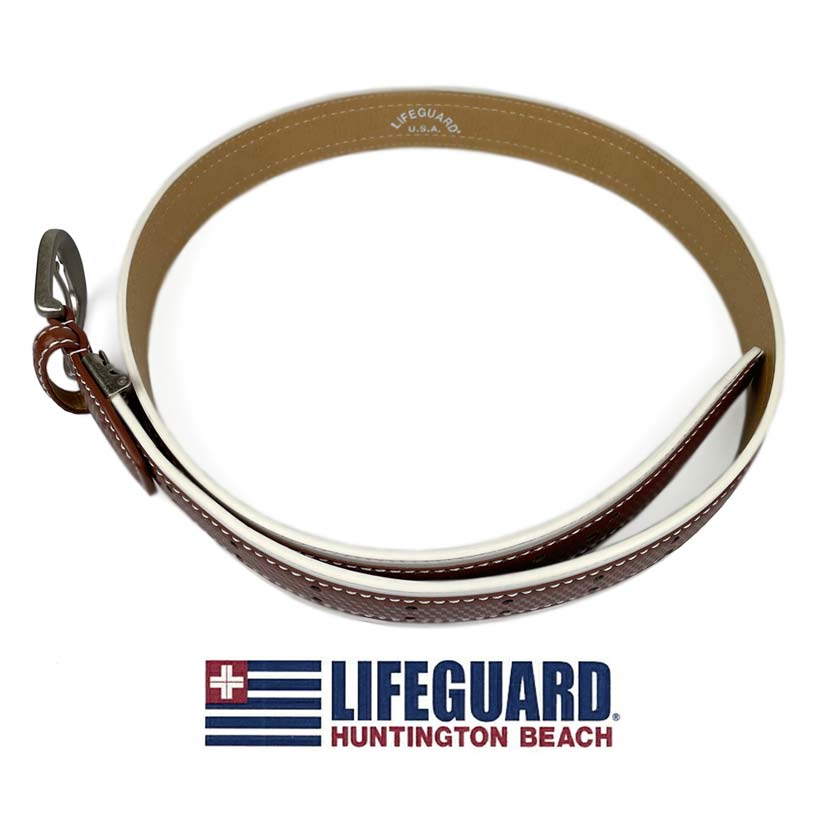 All 3 colors LIFEGUARD USA Lifeguard Real Leather Bicolor Belt