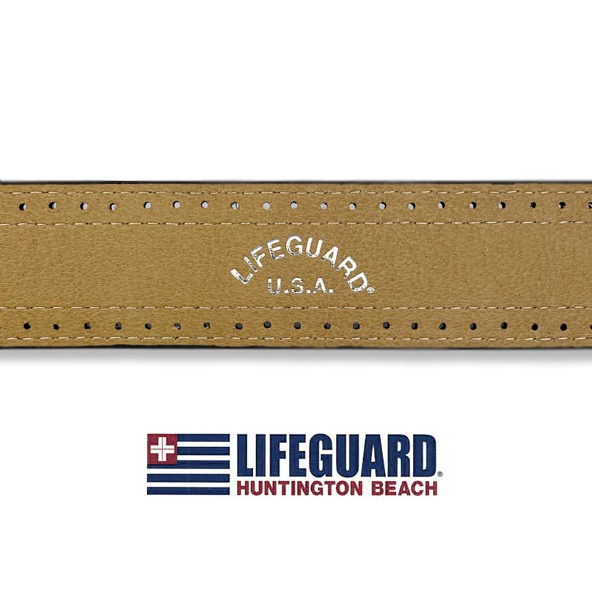 All 3 colors LIFEGUARD USA Lifeguard Real Leather Punching &amp; Stitching Belt