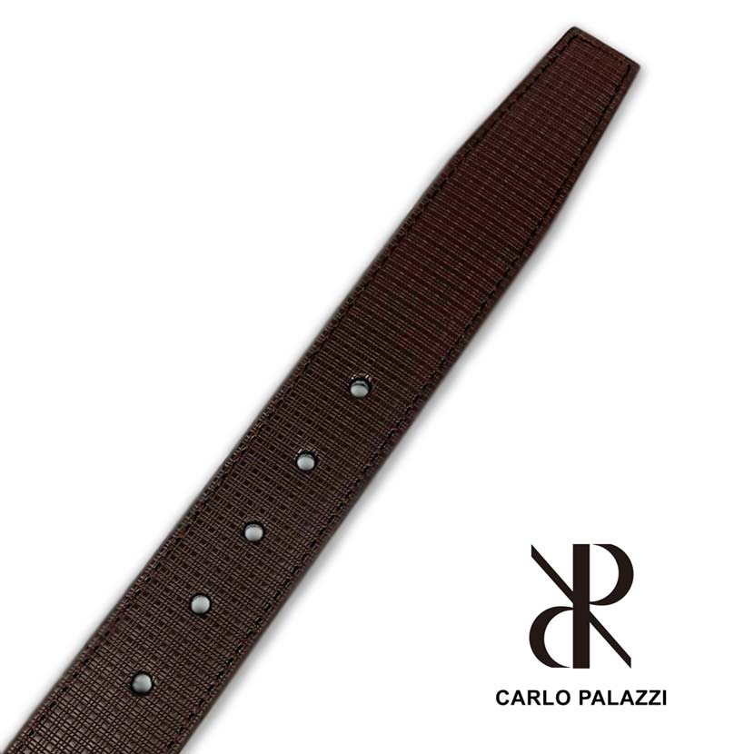 2 colors and 2 sizes CARLO PALAZZI Made in Japan Real leather Embossed design belt