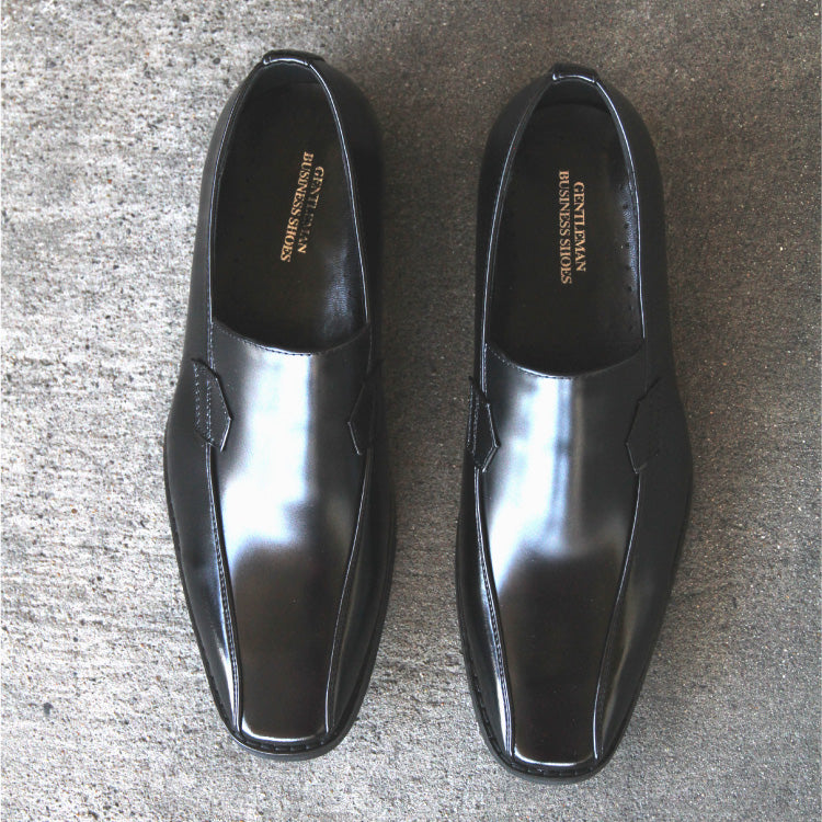 【GENTLEMAN　BUSINESS　SHOES】　ビジネスシューズ　ヴァンプタイプ　GB-7503N　ブラック　