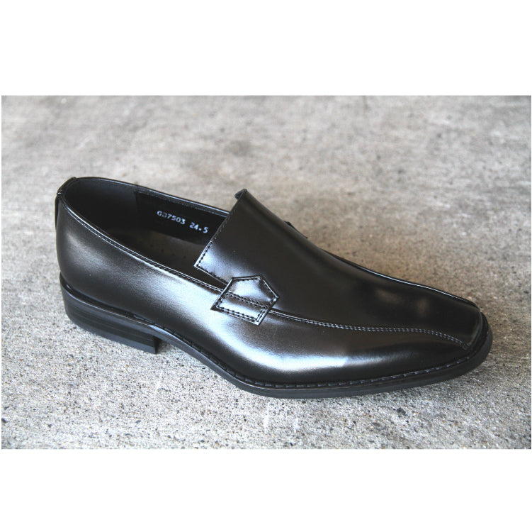 【GENTLEMAN　BUSINESS　SHOES】　ビジネスシューズ　ヴァンプタイプ　GB-7503N　ブラック　