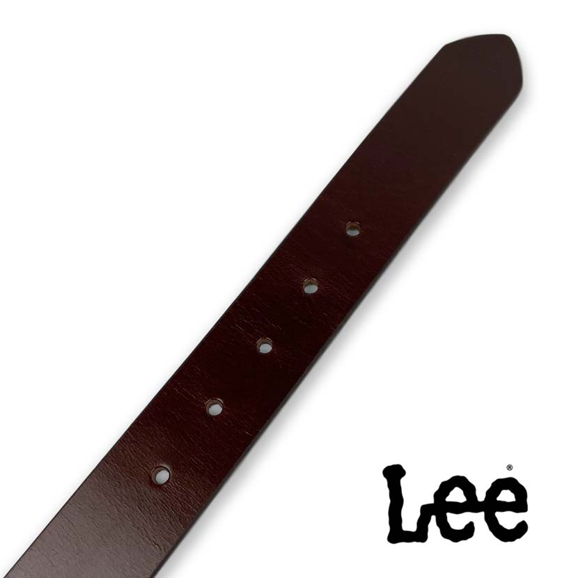 All 3 colors Lee Real Leather Plain Design Belt Long Type