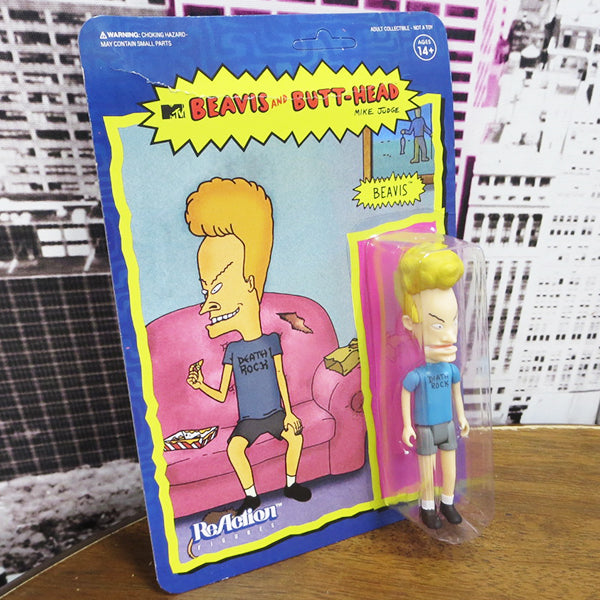 SUPER 7 REACTION FIGURE  BEAVIS AND BUTT-HEAD  【ビーバス＆バットヘッド】